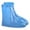 Blue, variant on Waterproof Shoes Cover Non- Reusable Overshoes with Zipper for Men Women Kids,Rain Snow Boot Protectors for Outdoor Cycling Camping Fishing Travel Hiking,High Top Galoshes