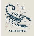 thumbnail image 5 of Scorpio Zodiac Sign Adult Sand Long Sleeve Hoodie-Medium, 5 of 6