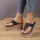 thumbnail image 5 of Women's Summer Orthopaedic Sandals Comfortable Wedge Heel Non-Slip Platform Shoes for Daily Wear Shopping, 5 of 5