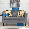 thumbnail image 4 of Modway Prospect Velvet Upholstered Contemporary Modern Loveseat In Gray, 4 of 5