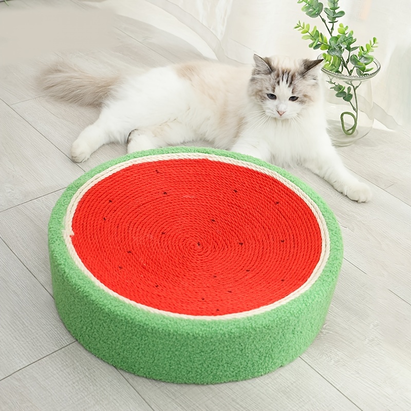 watermelon shaped Cat Scratching Mat Cat Interactive Toys Pet Toy Cat