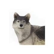 Safari Ltd. Gray Wolf Figurine - Realistic 4.8 Figure - Educational Toy for Boys, Girls, Kids Ages 3+