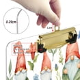 thumbnail image 4 of Plastic Clipboard Acrylic Hanging Clip Board with silver Low Profile Office School Supplies 12.5x9 Dwarfs Flowers Plants, 4 of 9