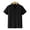 Black, variant on Laonim Short-Sleeved Casual Fashion Solid Color Children's Polo Shirt
