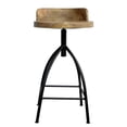 thumbnail image 4 of Home Square Adjustable Swivel Counter Height Stool With Backrest - Set of 2, 4 of 4