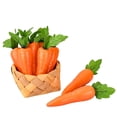 thumbnail image 2 of Simulated Carrots Props, Fake Carrots Decor, Artificial Vegetable Models for Easter Tabletop Display, Home Setting Holiday Party Favor, Fake Fruit Props for Indoor Arrangement and Mantel Akmoler, 2 of 4