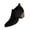 05#Black, variant on Women Pointed Toe Block Heel Ankle Boots Elastic Slip On Floral Embroidery Animal Print Wide Fit Plus Size Western Short Booties