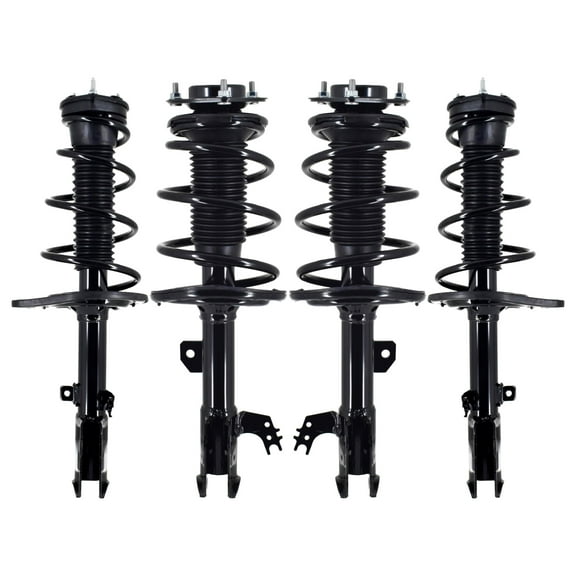 Set 4 Front - Rear Quick Complete Strut For 2012 - 2014 Toyota Camry L4, L, XLE