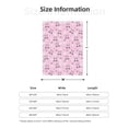 thumbnail image 5 of Sikiie Rabbit Face Cozy Flannel Fleece Throw Blanket: Lightweight & Thick for All Seasons - Perfect for Women, Men, & Kids"80"x60", 5 of 6