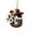 G, variant on Western Cowboy Style Acrylic Letter Pendants - Assorted Alphabet Christmas Tree Ornaments with Cowboy Hats & Floral Details, Festive Holiday Decor Gifts
