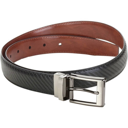 George Men's 30mm Reversible Tech Twill Dress Belt - Walmart.com