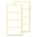 thumbnail image 3 of 200 Pack 4"" X 2"" Labels Stickers For Storage Bins - Matte White, 3 of 4