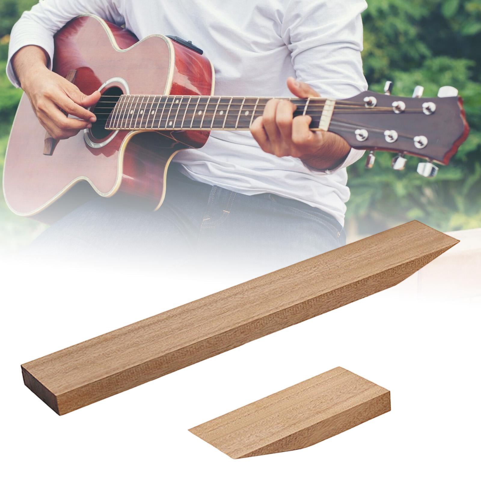 Dualoai 2PCS Wood Guitar Neck Blank Unfinished Acoustic Electric Guitar Replacement for