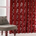 thumbnail image 2 of JeashCHAT 1 PCS Vines Leaves Tulle Door Window Curtain Drape Panel Sheer Scarf Valances, 2 of 2
