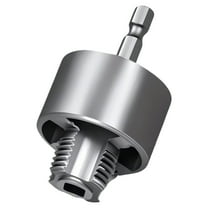 Tyeign Pvc Pipe Threader Kit 1/2"-2", Drill-Compatible Internal & External Threading Tool, Hardened Steel Cutters for Plumbing Irrigation, Ergonomic Grip Diy Pipe Maker, 1 Water Pipe Thread Cutter