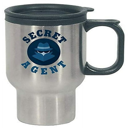 

Funny Spy Stainless Steel Travel Mug - Secret Agent Humor for Coffee Lovers