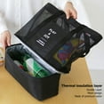 thumbnail image 3 of Mesh Shoulder Bag, Double Layer Beach Tote Fashionable High Capacity Breathable  For Outdoor, 3 of 7