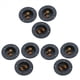 thumbnail image 1 of 9 Piezas DIY Casa Estéreo de Coche Caja de Altavoz de 2 Vías Poste de Unión de Terminales Conectores de Copa de Resorte Redondo Enchufes de Subwoofer (Negro), 1 of 5