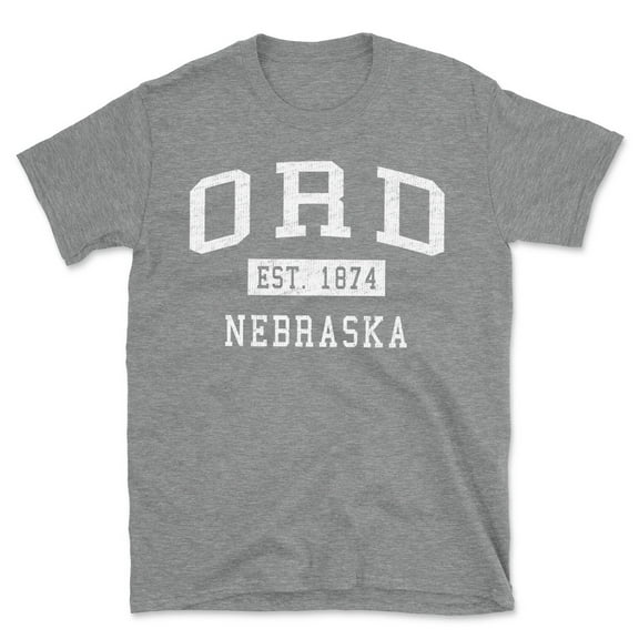 Ord Nebraska Classic Established Men's Cotton T-Shirt