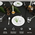 thumbnail image 3 of ROVSUN 800 Pieces Gold Disposable Dinnerware Set 100 Guests,Elegant Plastic Plates for Party Wedding，100Pre Rolled Napkins with Silverware,100 Dinner Plates,100 Dessert Plates,100 Cups,100Straws, 3 of 8