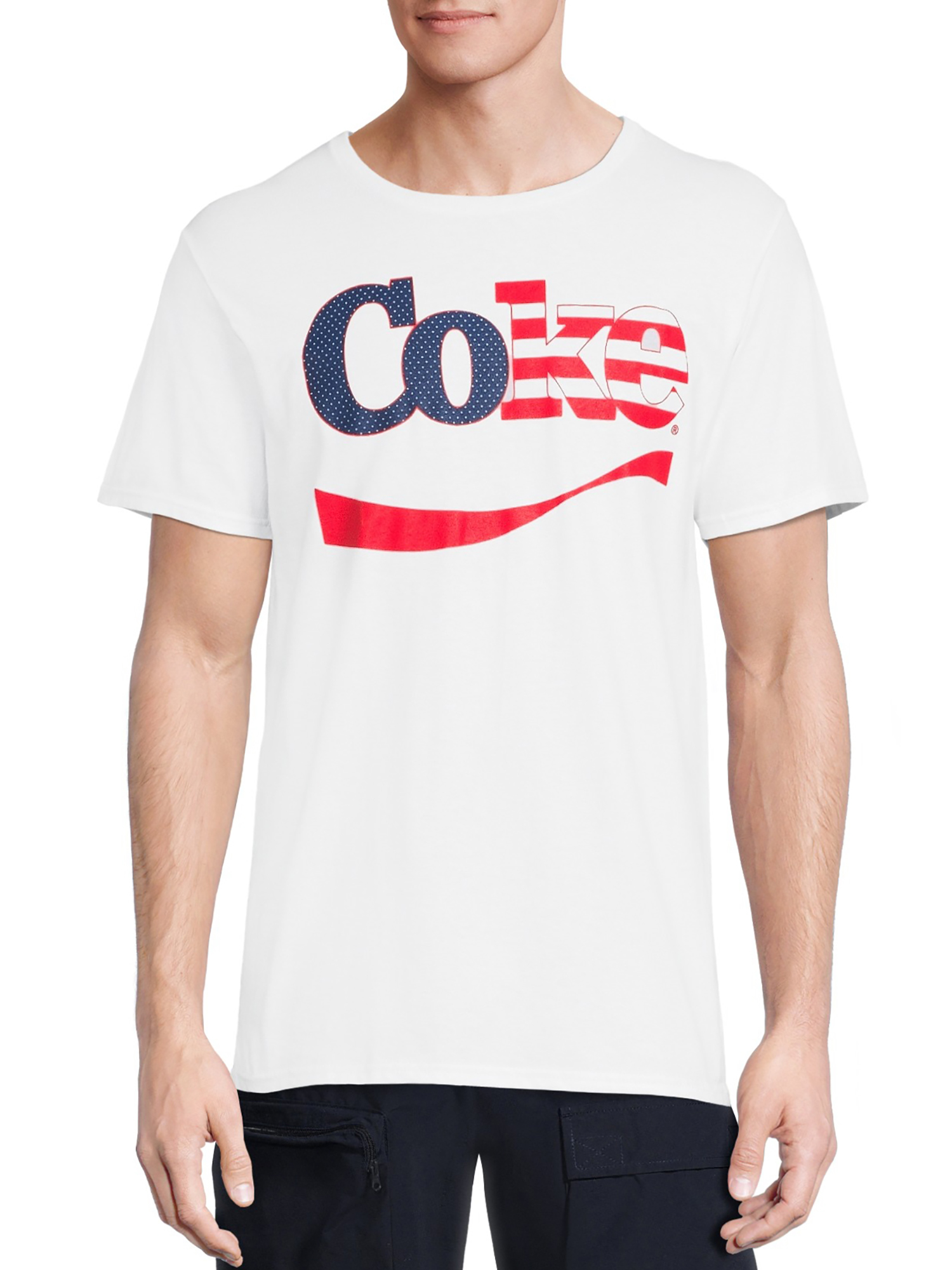Coca-Cola Men's & Big Men's Graphic T-Shirt with Short Sleeves, 2-Pack