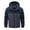 Navy, variant on gbyLJF Men's Lightweight Softshell Jacket Mens Outdoor Hooded Coat Full Zip Up Long Sleeve Hiking Windbreaker Jackets with Pockets