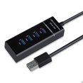 thumbnail image 3 of USB Hub 4 Ports Rotatable Mini USB 3.0 Splitter Adapter Hub PC Laptop Notebook High Speed Computer Splitters Converters, 3 of 6