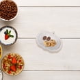 thumbnail image 3 of Bol en Bois en Forme de Citrouille Bol de Rangement Alimentaire Support à Dessert Assiette de Service en Bois, 3 of 9