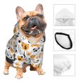 thumbnail image 3 of Fotbe Dog Faces Sudadera con Estampado para Perros Pequeños – Suéter con Capucha para Mascotas, Tela Suave de Forro Polar con Bolsillo-Large, 3 of 7