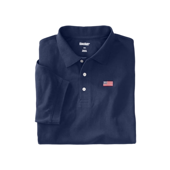 KingSize Men's Big & Tall Shrink-Less Classic Cotton Polo Shirt