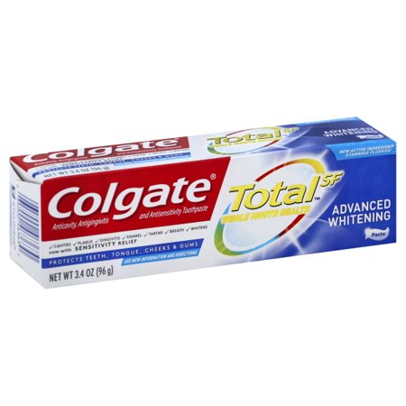 Colgate Total SF Advanced Whitening Toothpaste - 3.4 oz - Walmart.com