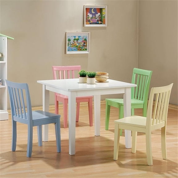 Rory 5-piece Dining Set Multi Color