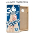 thumbnail image 4 of YouTheFan MLB Los Angeles Dodgers 2' x 4' Cornhole Game, 4 of 6
