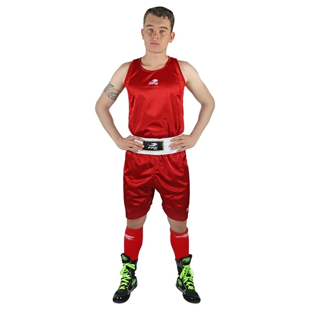 Uniforme deportivo Box Varonil color Rojo Fire Sports Uniforme deportivo/ Rojo / Chico