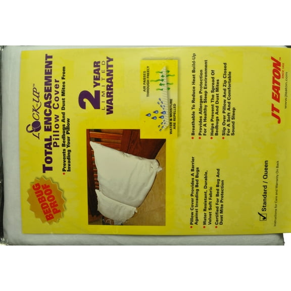 Bedbug, Dust Mites Pillow Cover Protector