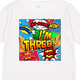 thumbnail image 4 of Inktastic I'm Three Comic Book Boys or Girls Long Sleeve Toddler T-Shirt, 4 of 5