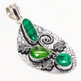 thumbnail image 2 of Malachite Green Amethyst Gemstone Handmade Fashion Pendant Jewelry 2.70" SA 443, 2 of 2
