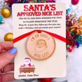 thumbnail image 2 of Medallas Tarjetas Navideñas de Tarjetas Navideñas con Medallas de Madera Estética Decoración Navideña Caja Navideña, 2 of 5
