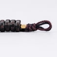 thumbnail image 2 of Pulsera de concha de coco de 1 pieza, cadena de muñeca de madera hecha a mano, pulsera Om Mani Padme Hum, pulsera de madera con hilo de algodón (negro), 2 of 5