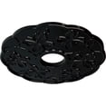 thumbnail image 3 of Ekena Millwork 17 7/8"OD x 3 7/8"ID x 1"P Terrones Butterfly Ceiling Medallion (Fits Canopies up to 3 7/8"), Hand-Painted Black Pearl, 3 of 6
