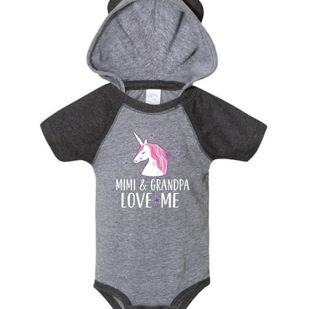 

Inktastic Mimi and Grandpa Love Me Unicorn Gift Baby Girl Bodysuit