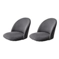 thumbnail image 2 of Funda para silla de comedor Bearachild 2 piezas ajuste Universal Gris oscuro, 2 of 6