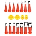 thumbnail image 1 of 18 Pcs Applicateur de Buse de Calfeutrage Outils de Finition de Colle Transparent, 1 of 8