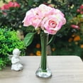 thumbnail image 5 of WGV Clear Medium Bud Vase- 3" Wide x 10" Height, Good quality, Heavy Weighted Base - 1 Pc, 5 of 8