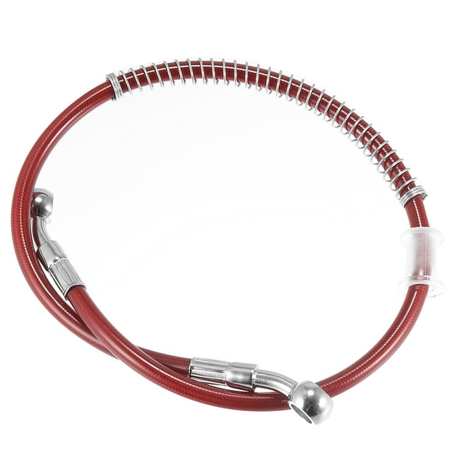 23.62" Inoxidable Acero Motocicleta Hidráulico Freno Línea Aceite Manguera Rojo