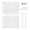 thumbnail image 2 of 3.5 Inch Desktop Hard Disk Rack Transparent Acrylic Mechanical Hard Disk Cage External Hard Disk Storage Box 8 Layer, 2 of 8