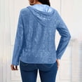 thumbnail image 6 of QHFBli Womens Sequin Short Jackets Long Sleeve Open Front Coat Glitter Blazer Casual Coat Party Clubwear, 6 of 9