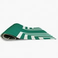 thumbnail image 4 of 24" 36" Simply Daisy Corner Stripes Modern & Contemporary Chenille Area Rug, Kelly Green, 4 of 4
