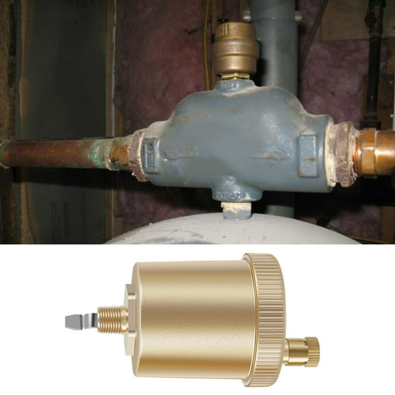 Automatic Air Vent Valve Versatile Sturdy Automatic Air Bleed Vent Compact Brass Automatic Float Valve Kit Release Valve Air Bleeder Valve Vent Set for Radiator