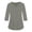 Light Gray, variant on Scrubs For Women V Neck 3/4 Sleeve Scrub Tops With 2 Pockets Solid Skin friendly Nurse Shirt Quick drying Work Uniform Khaki 2XL